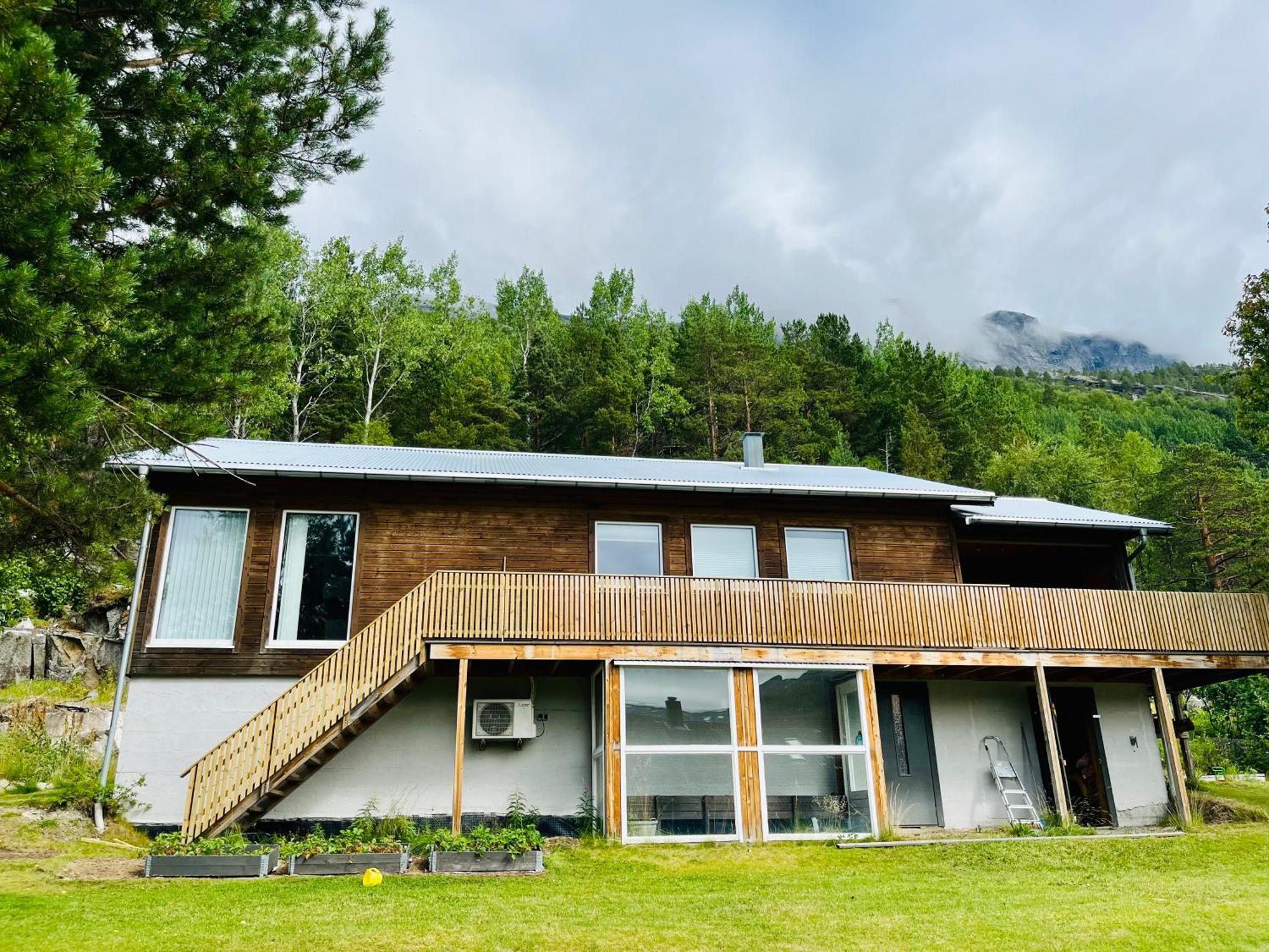 Skjomen Lodge Elvegard エクステリア 写真